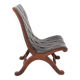 1950s chair in leather, Pierre Lottier