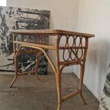 Rattan desk