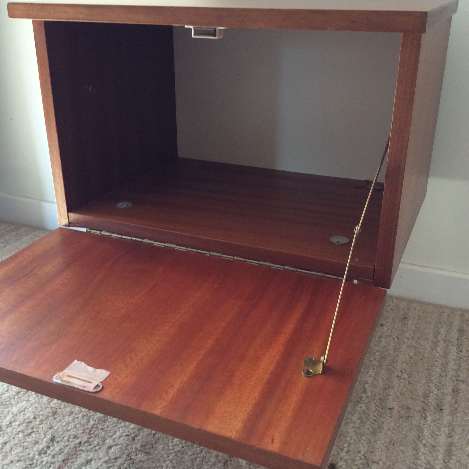 Vintage bedside from the 60s and 70s