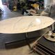Oval marble table  1970