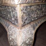 Metal-plated coffee table