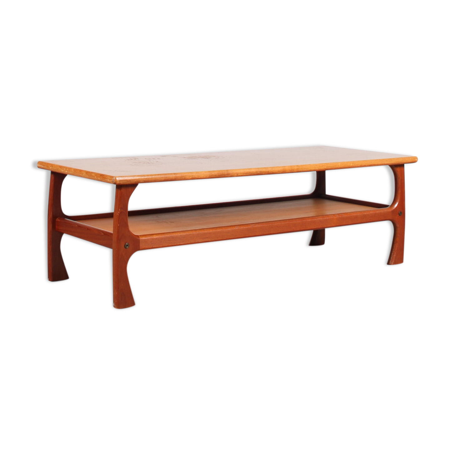 1960s scandinavian teak coffee table