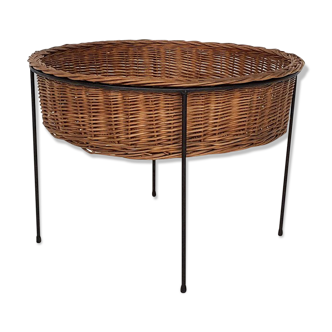 Rattan plant stand, The Netherlands 1950