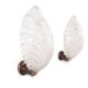 Paire d'appliques feuille Barovier Murano