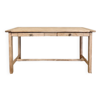 Table de ferme 1m50 avec tiroirs