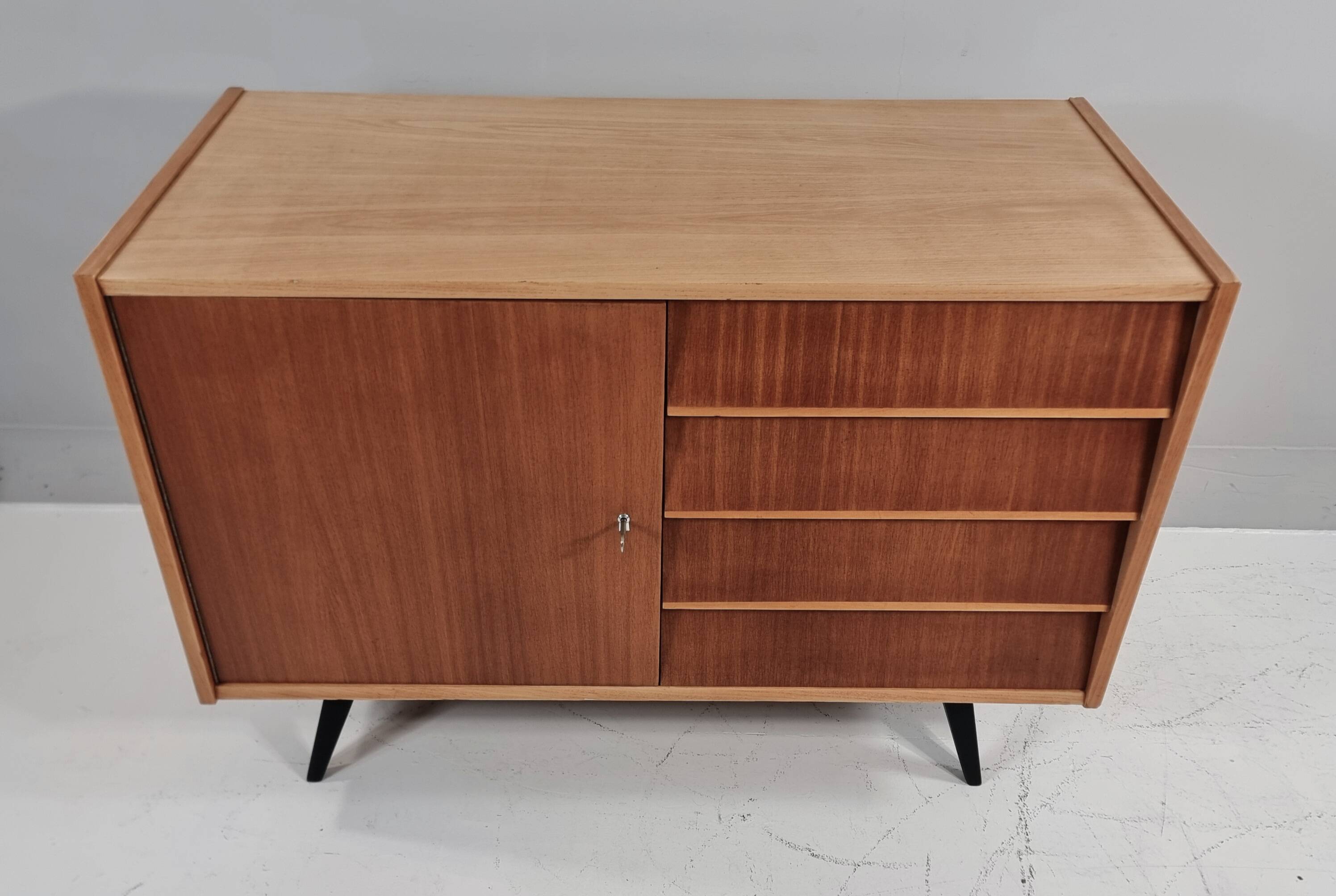 Vintage commode in ash, 1970s