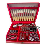 Vintage Ivory and Stainless Steel Cutlery Set | French Elegance