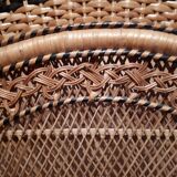 Fauteuil' Emmanuelle en rotin