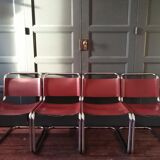4 Marcel Breuer design chairs, model B33