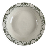 Plat Sarreguemines, service Thérèse en terre de fer