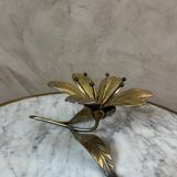 Cendrier fleur en laiton