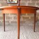 Scandinavian teak table with extensions, 4/6 people.
