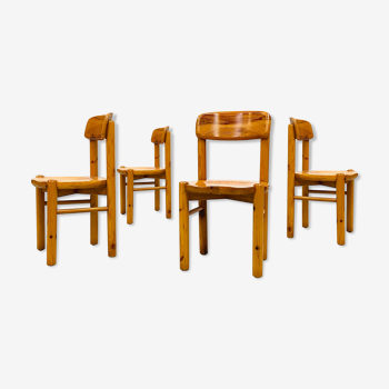 Danish chairs in solid pine by Rainer Daumiller for Hirtshals Savaerk, 1970