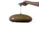 Vintage acrylic suspension/lustre in a futuristic UFO shape.