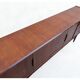 Scandinavian row in vintage teak design 50s/60s