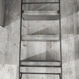 Large vintage metal 3 tier shelf