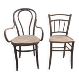 Lot /ensemble de chaises vintage