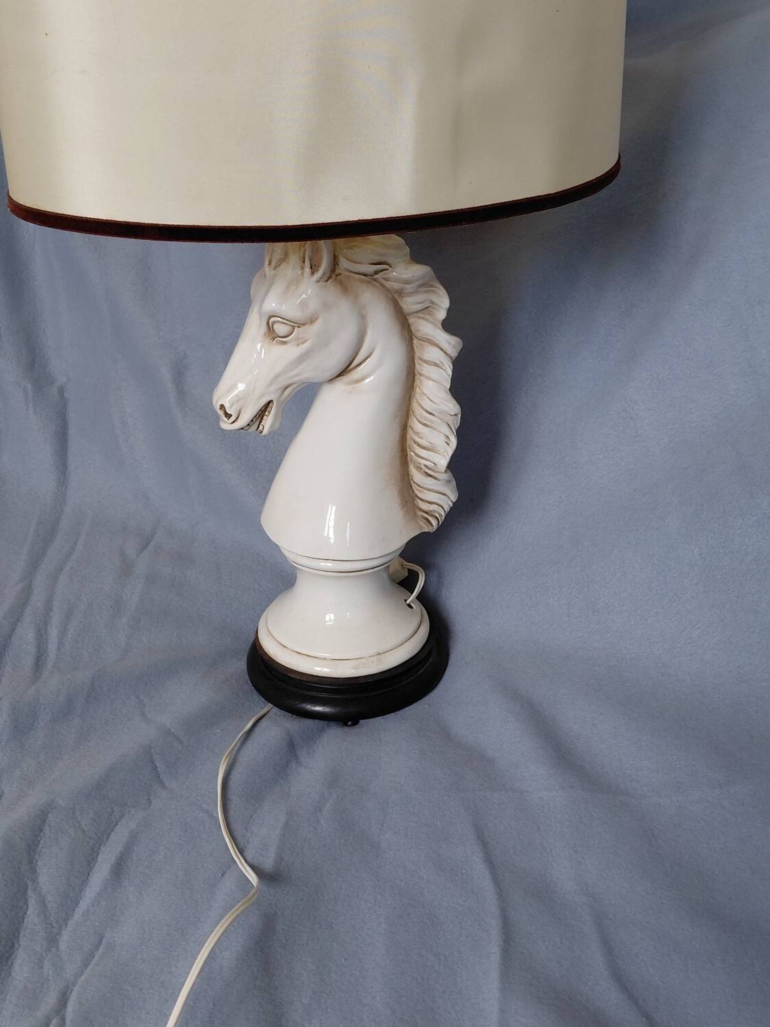 Horse lamp 1970 in ceramic