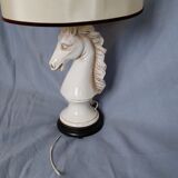 1970 ceramic horse lamp