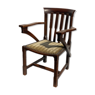 Bristish arts and crafts art deco chair