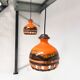 Set of 2 ceramic ceiling lamps by PAN Leuchten, 1970s