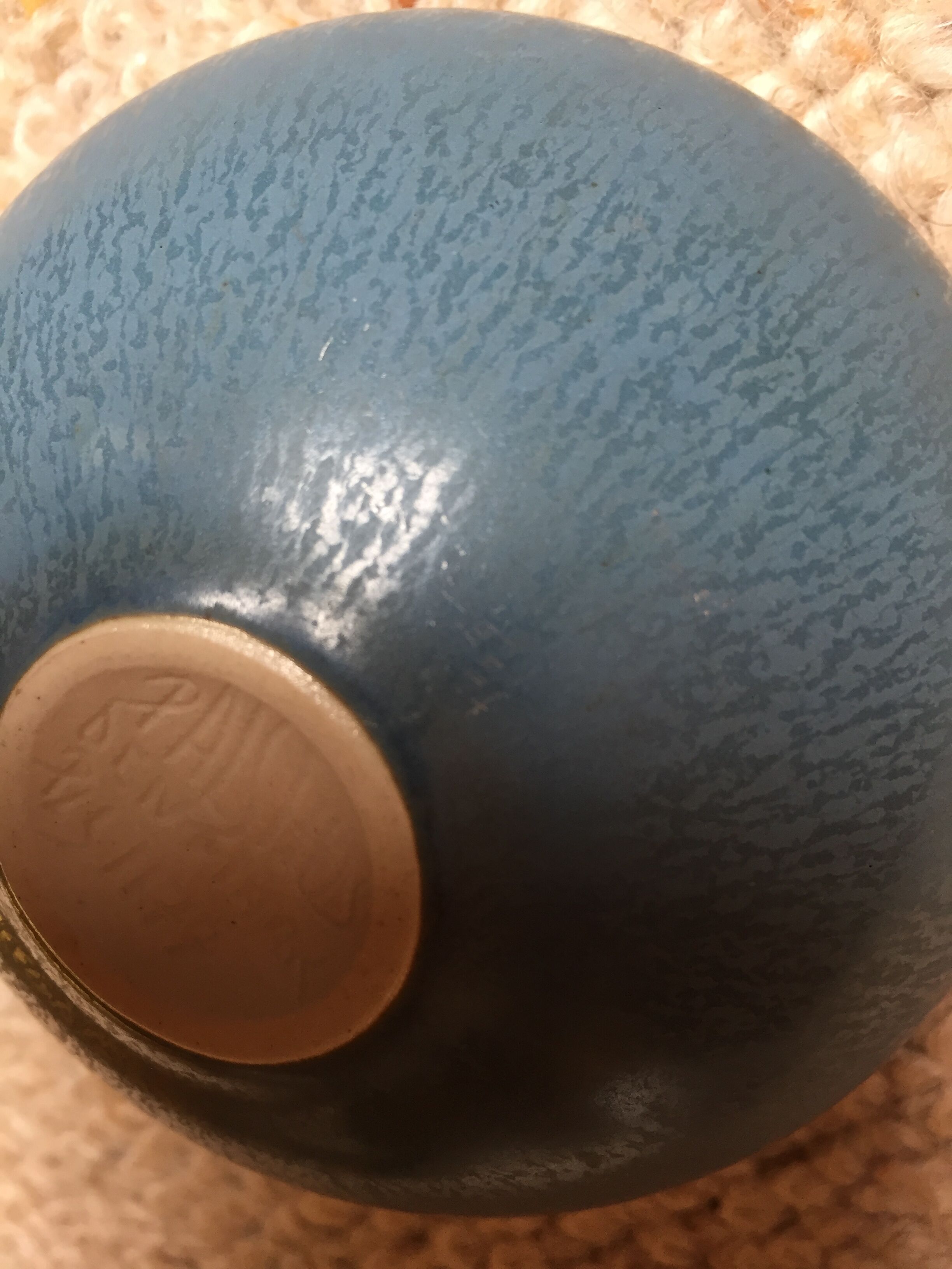 Palshus HaresFur Bol Linnemann-Schmidt for Palshus, Denmark, vintage ceramic pottery vase 1950