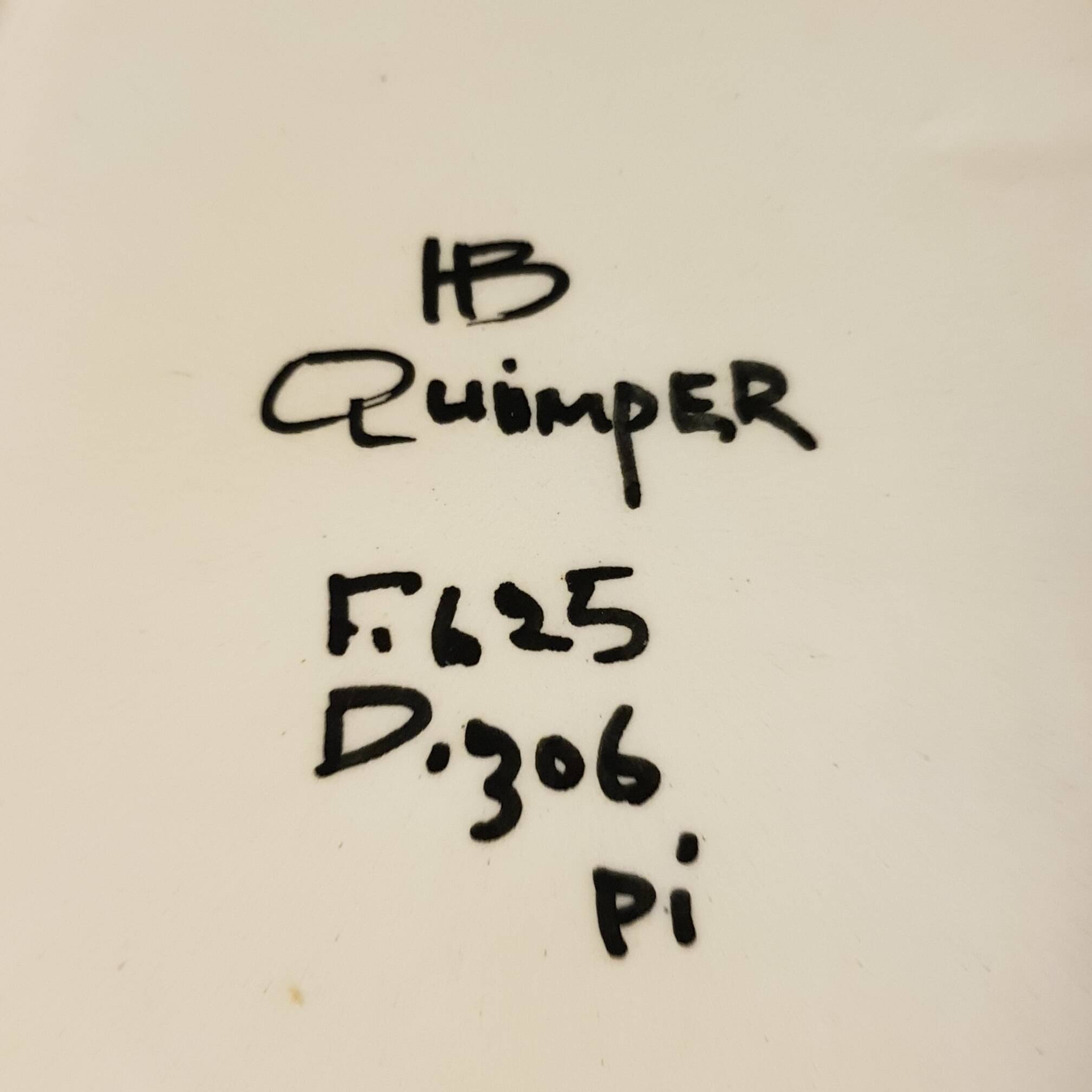 Henriot Quimper dish