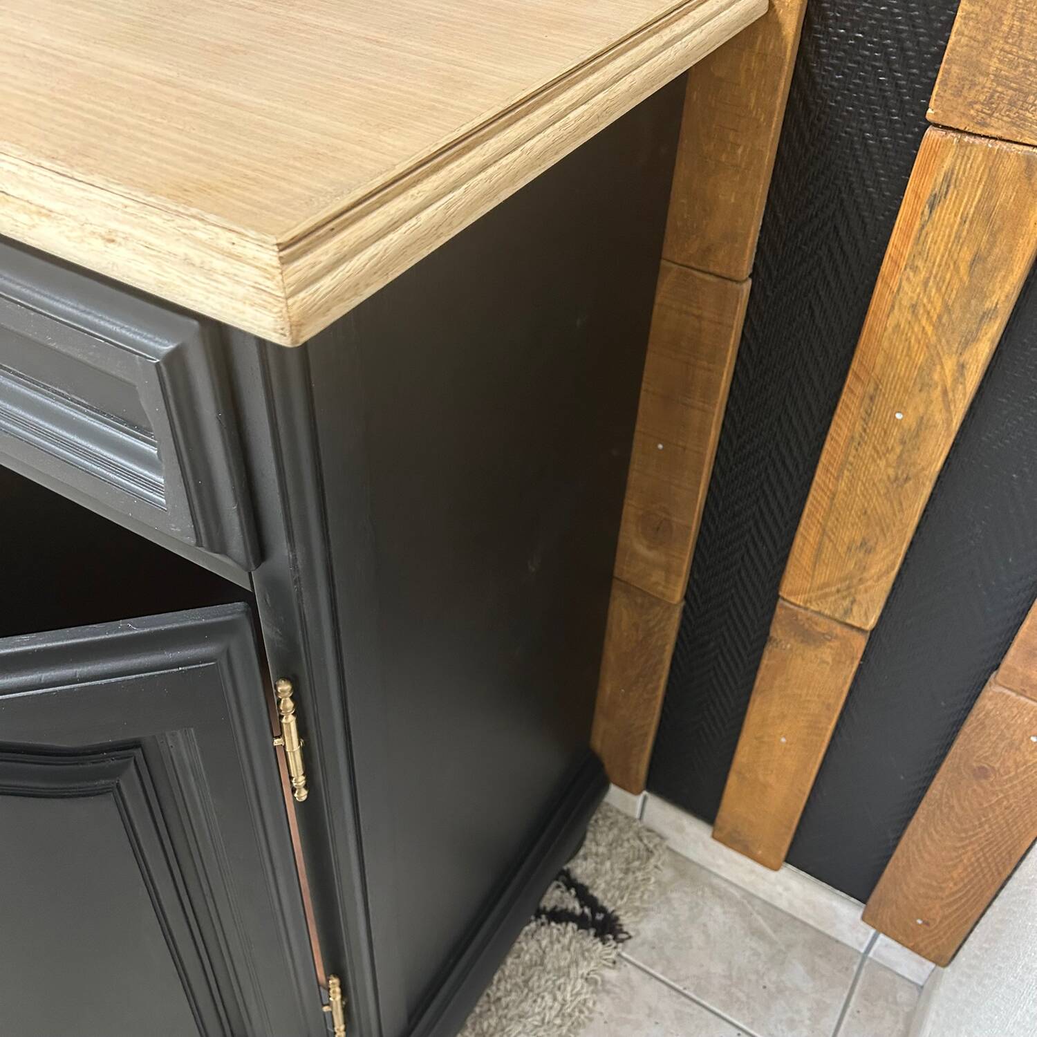 Old industrial sideboard revamped