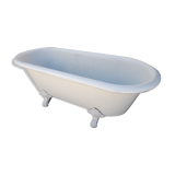 Old enamelled cast bath 19th