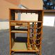 Vintage rattan bar cabinet from the 60s/70s