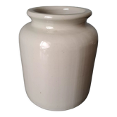 Glazed stoneware mustard pot