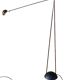 Vintage metal floor lamp "Yuki" Italian designer Paolo Francesco Piva
