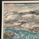 Huile sur toile originale – « Paysage » par Erik Lo – Signé – Vintage