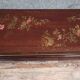 20th century Asia: lacquered coffee table decorated with birds in branches
