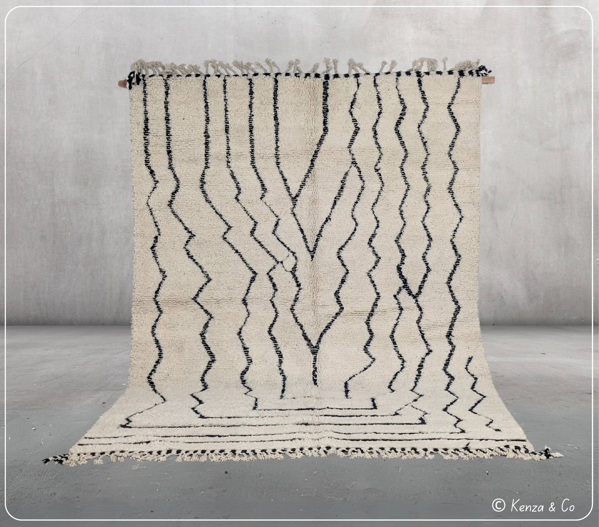 Grand tapis Beni Ouarain, 285 x 205 cm