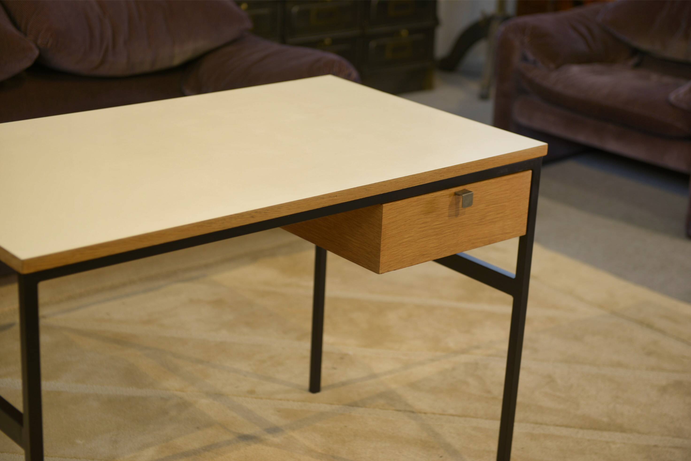 Student desk CM217 by Pierre Paulin published by Thonet 1960s