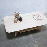 Vintage travertine coffee table