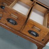 Dutch Oak Apothecary / Filing Cabinet, 1930s