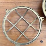 Marine decorative wall light in solid brass