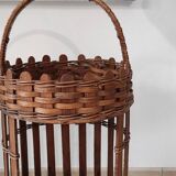 Wicker bar basket