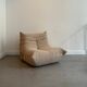 Togo Beige armchair by Michel Ducaroy for Ligne Roset