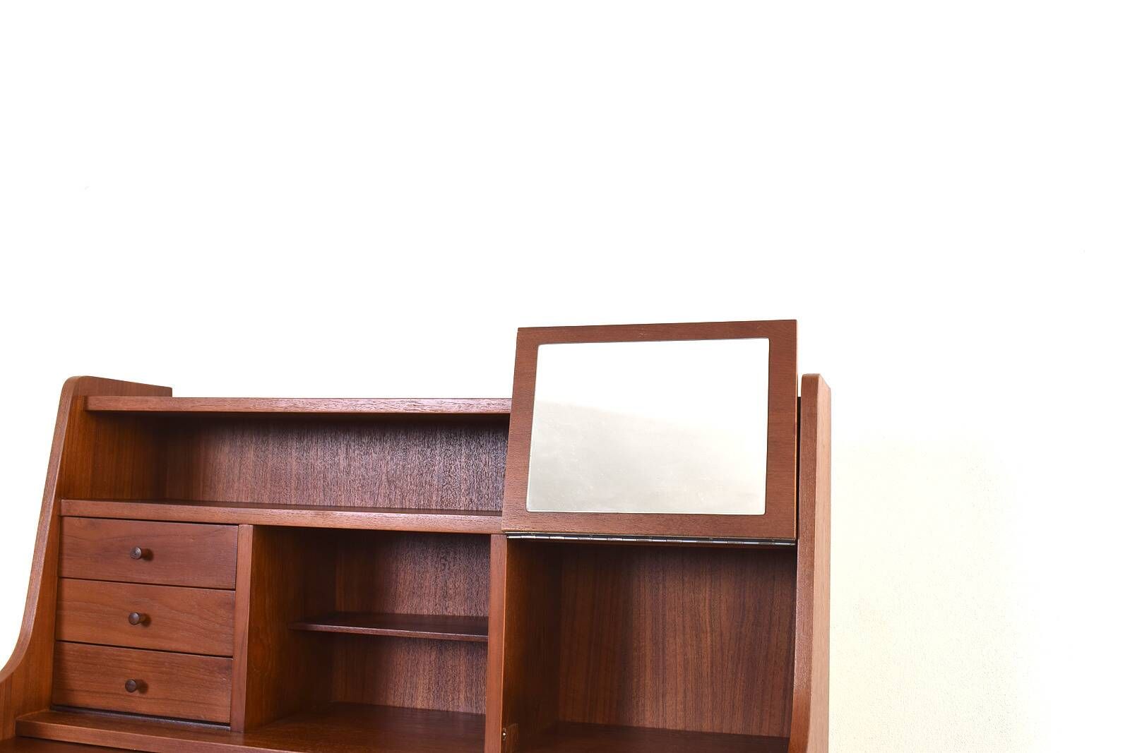 Mid-Century Danish Teak Secretary, 1960s.