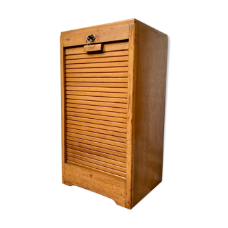 Vintage filing cabinet tambour haberdashery small