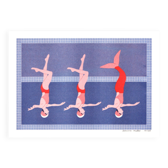 The Ballet, A4 risograph, signed limited edition