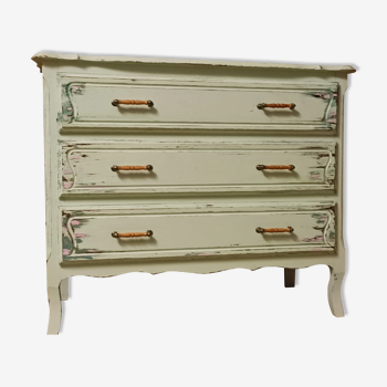 Commode patinée