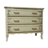 Commode patinée