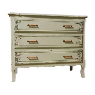 Commode patinée