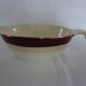 Opaque porcelain gravy boat, digoin sarreguemines, pasteur model