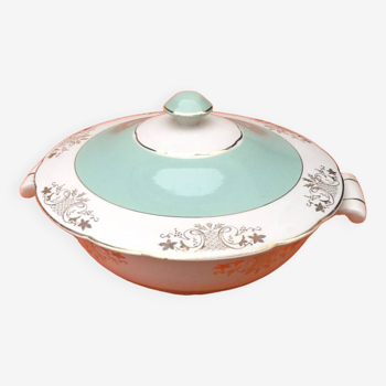 1950s Earthenware tureen with gilding