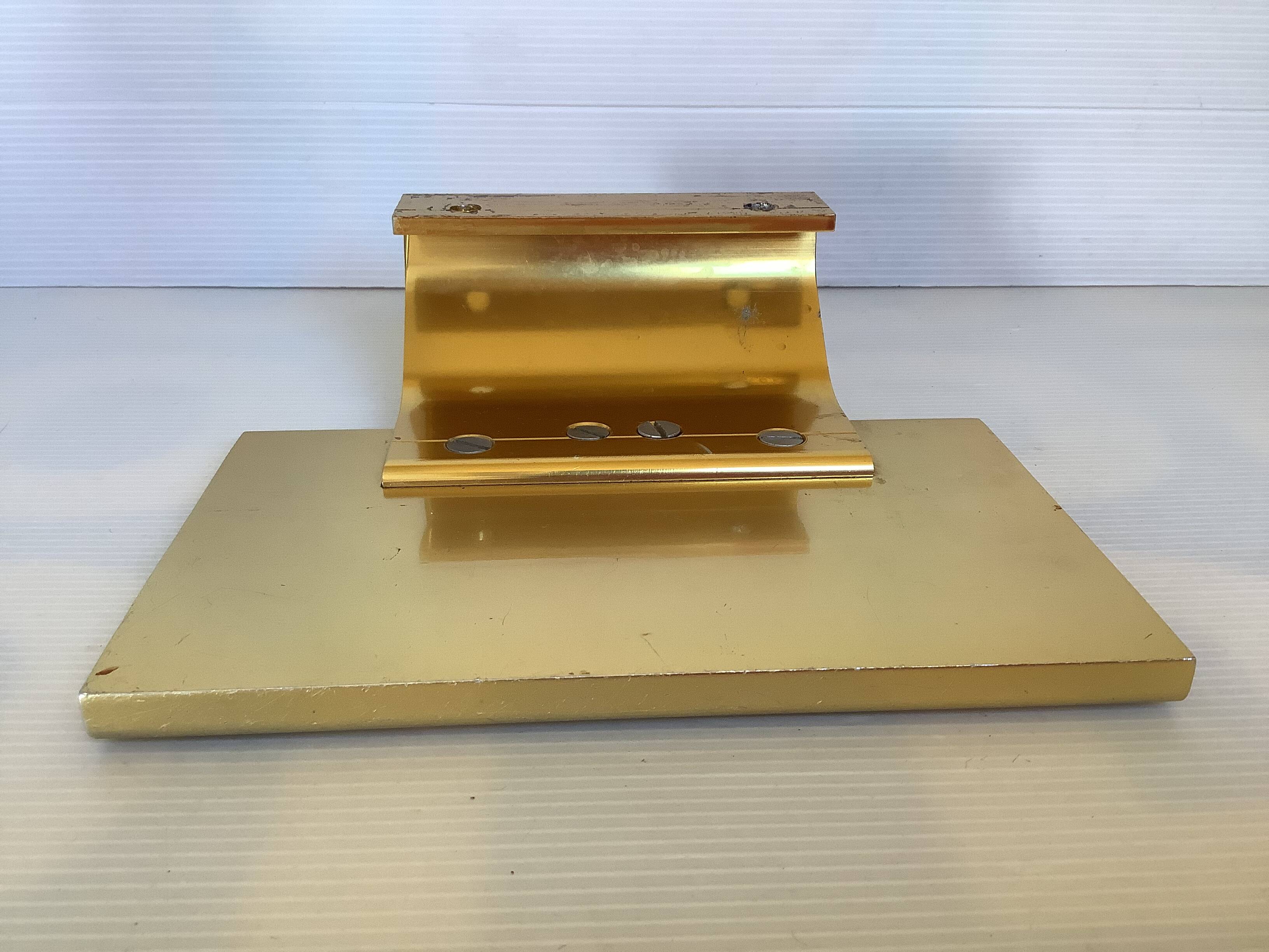 Gold metal door handle